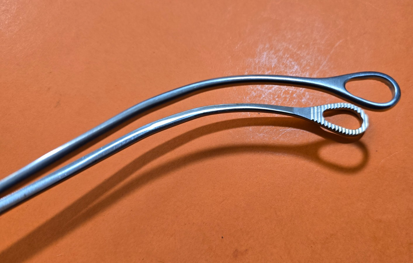 Symmetry 90-5502 Surgical Kaiser Pilling Ring Jaw Forceps 12" Curved