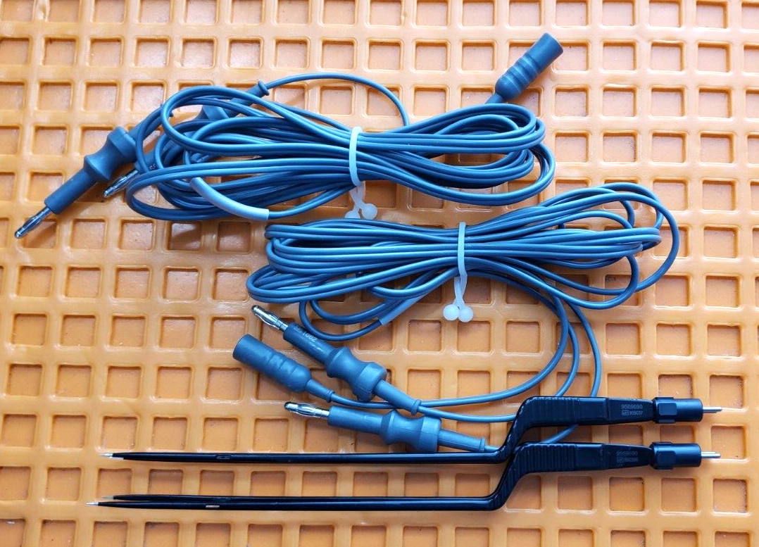 Medtronic 9569690 Surgical Bissinger Bipolar Forceps 9" Straight &Cable Reusable