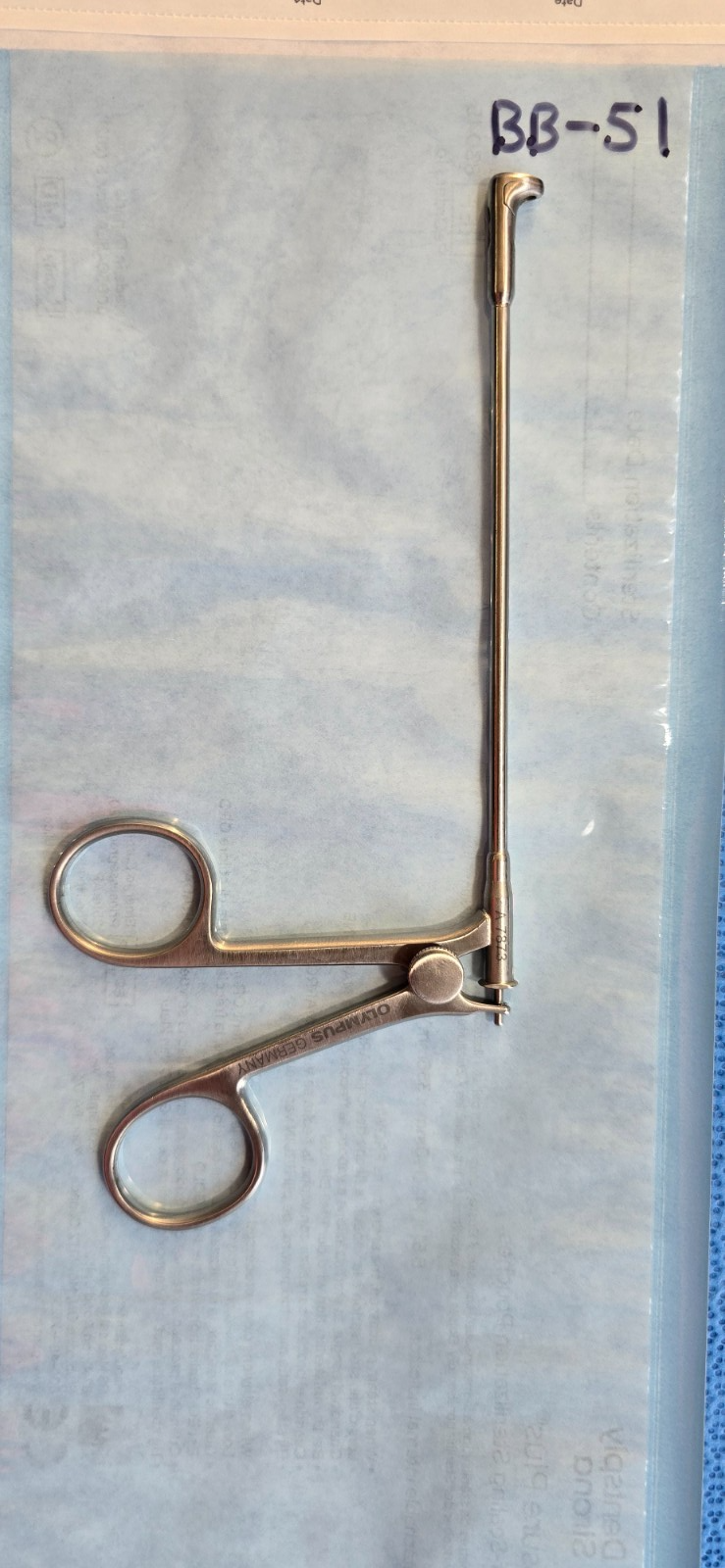 OLYMPUS Orthopedic Wilde Rongeur Up Angle 5mm x 10mm Cup Jaws