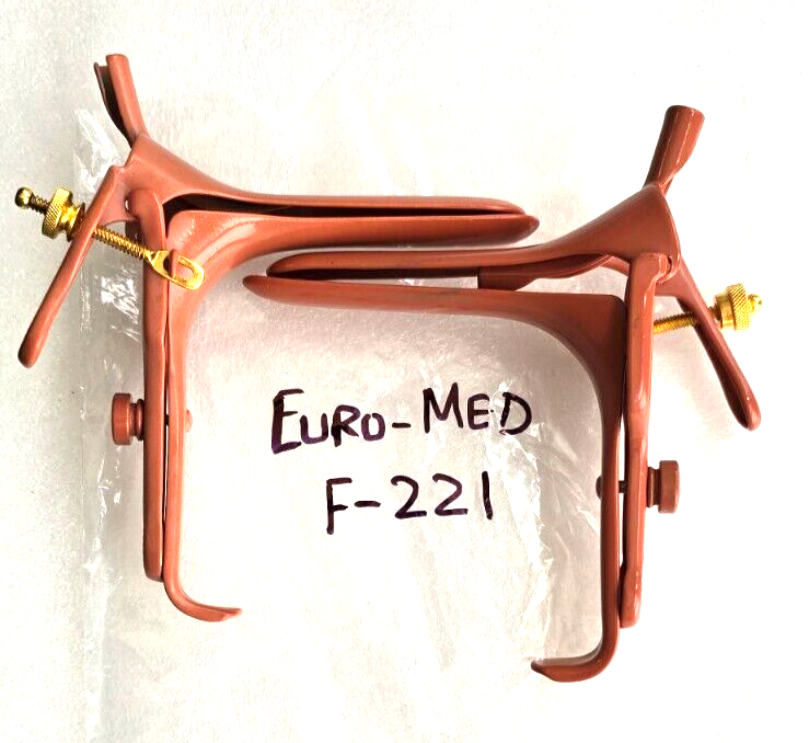 EURO-MED F-221 OBGYN LEEP Pederson Speculum Medium Coated