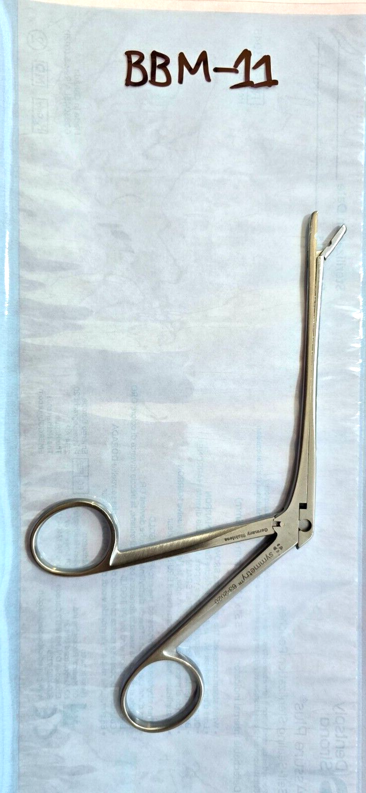 Symmetry Surgical Takahashi Forceps 7.25" Straight 2.5mm x 8mm Cup.