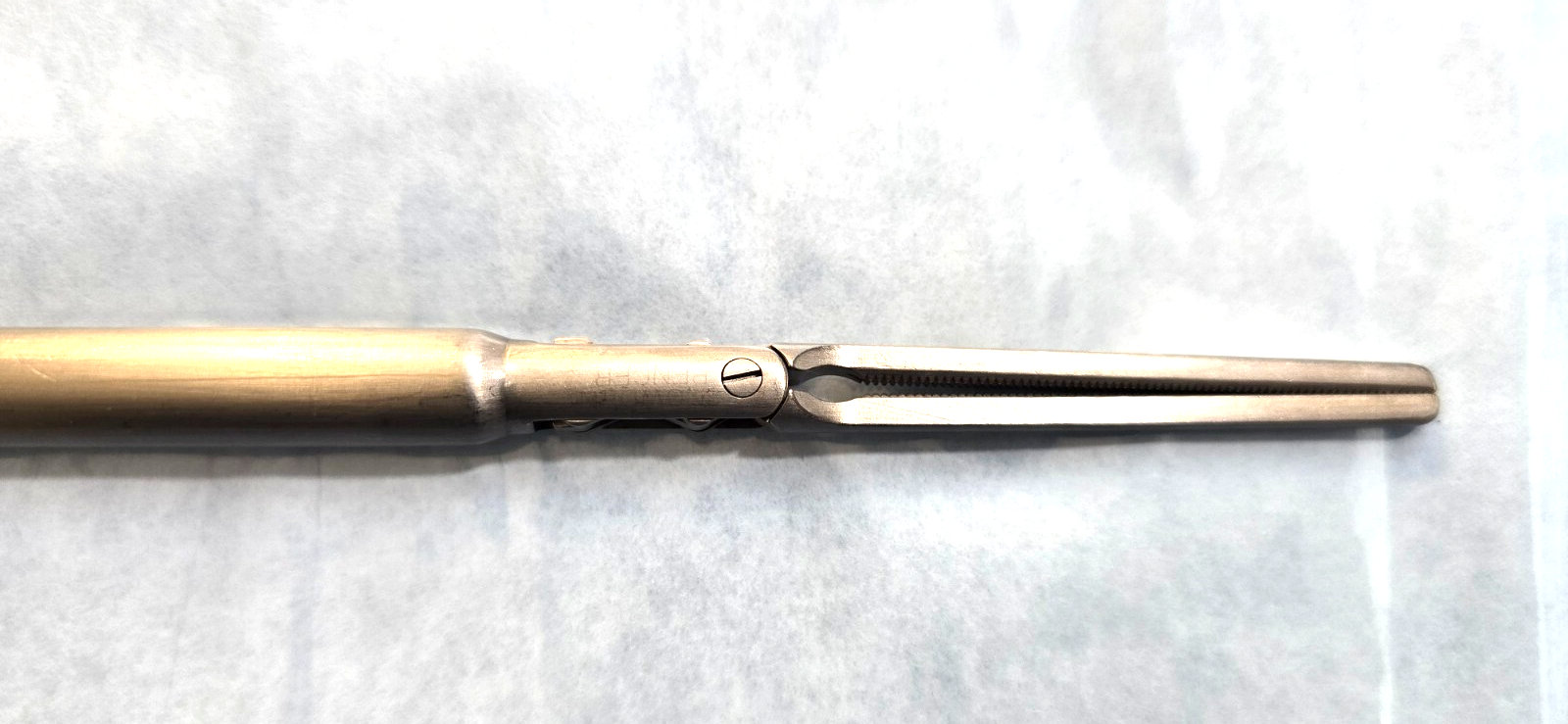 Snowden-Pencer Debakey Clamp Forceps Straight 10mm x 38cm Ratchet Handle