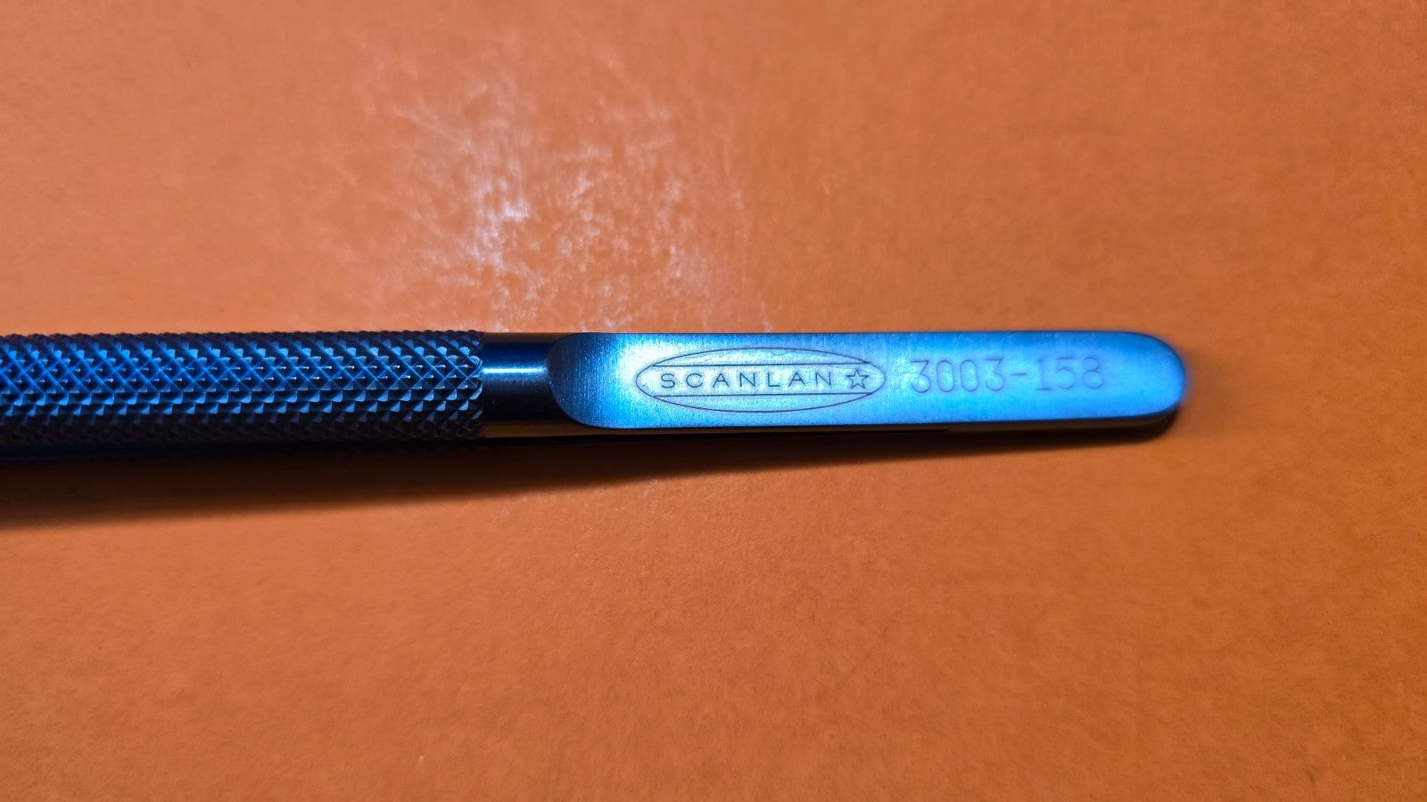 SCANLAN 3003-158 Surgical Titanium Micro Forceps 7" Straight Diamond Dust