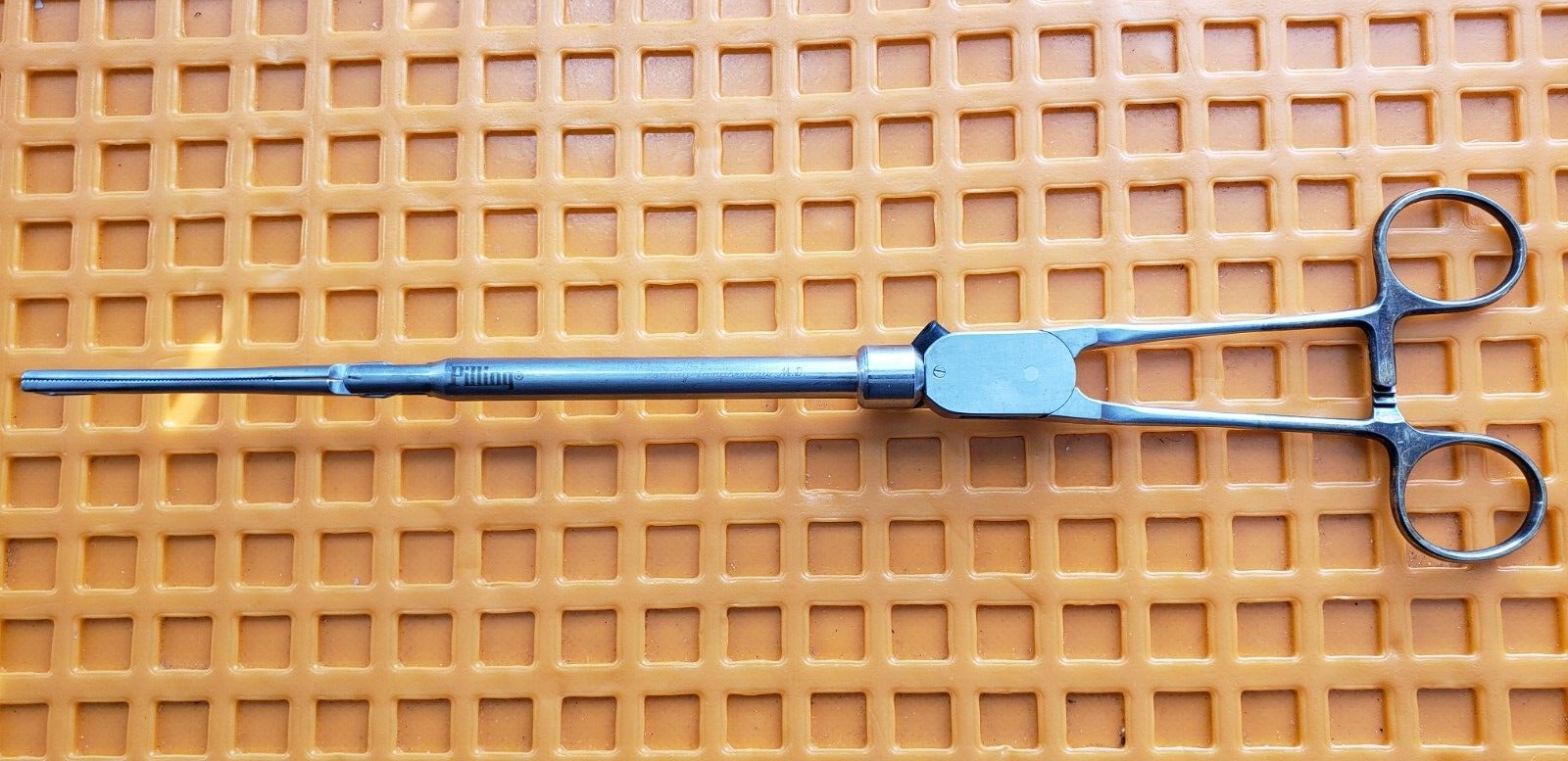 Pilling 131114A Surgical Landreneau Pennington Grasping Forceps Straight, 11"