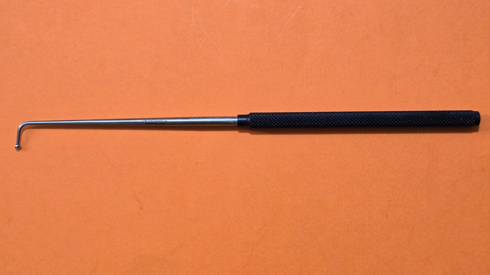 Life Instrument Orthopedic Neuro probe Ball end 10.5" Angle 10mm