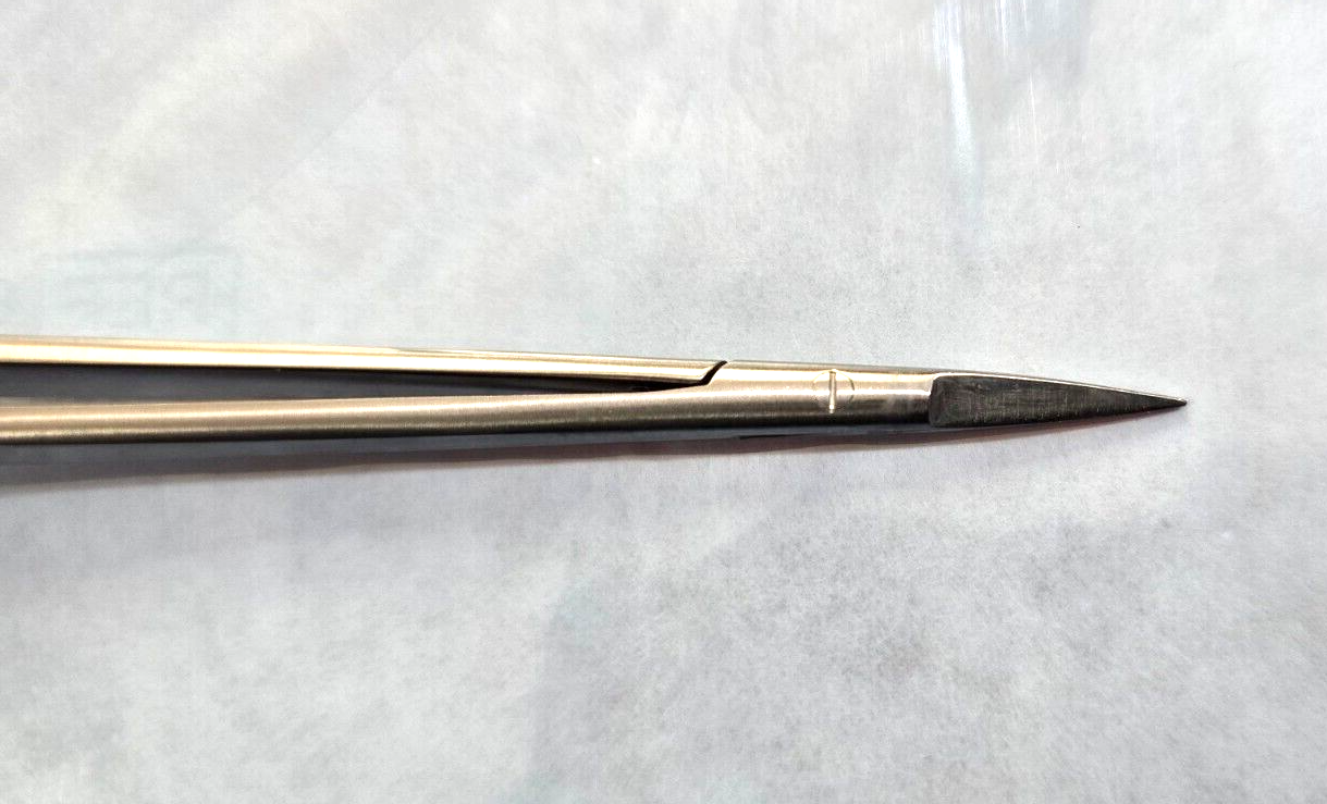 NL4005 Surgical Yasargil Micro Scissors 9" Straight Sharp Tips