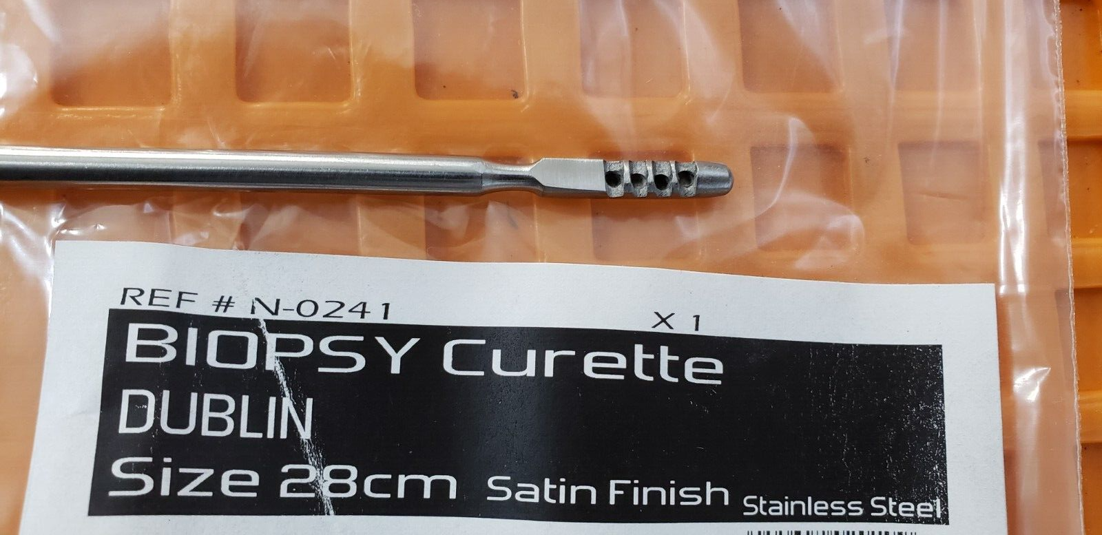 Garana Surgical N-0241 DUBLIN Biopsy Curette Size 28cm