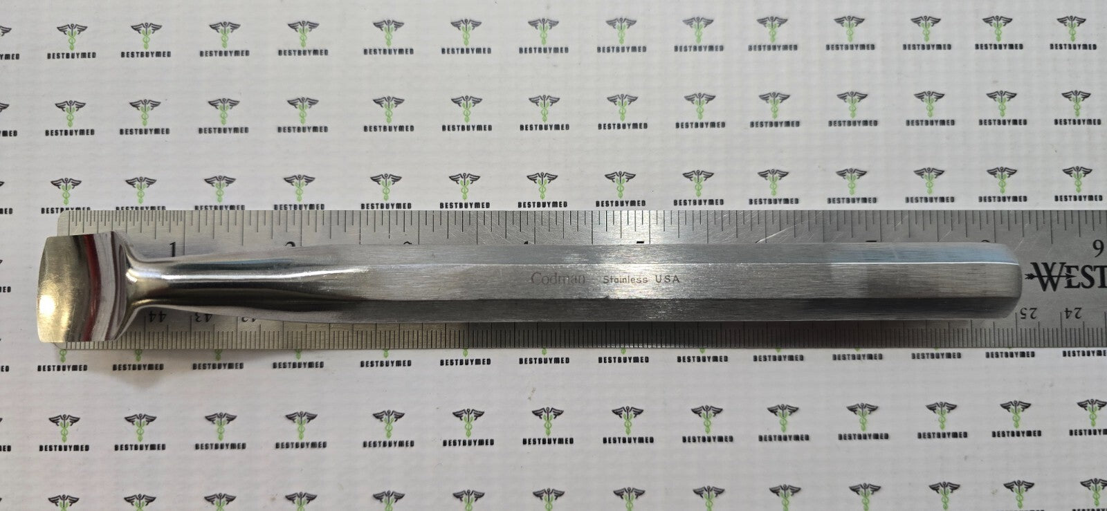 Codman Surgical Orthopedic Acetabular Gouge 8" Slight Curved