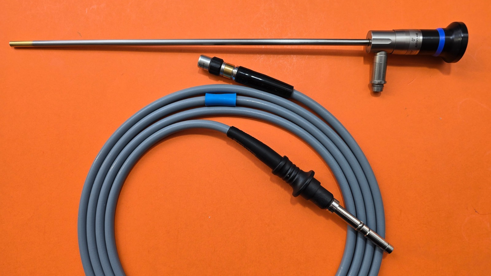 OLYMPUS Telescope 5mm x 0° Autoclavable & WA03212A Fiber Optic Cable