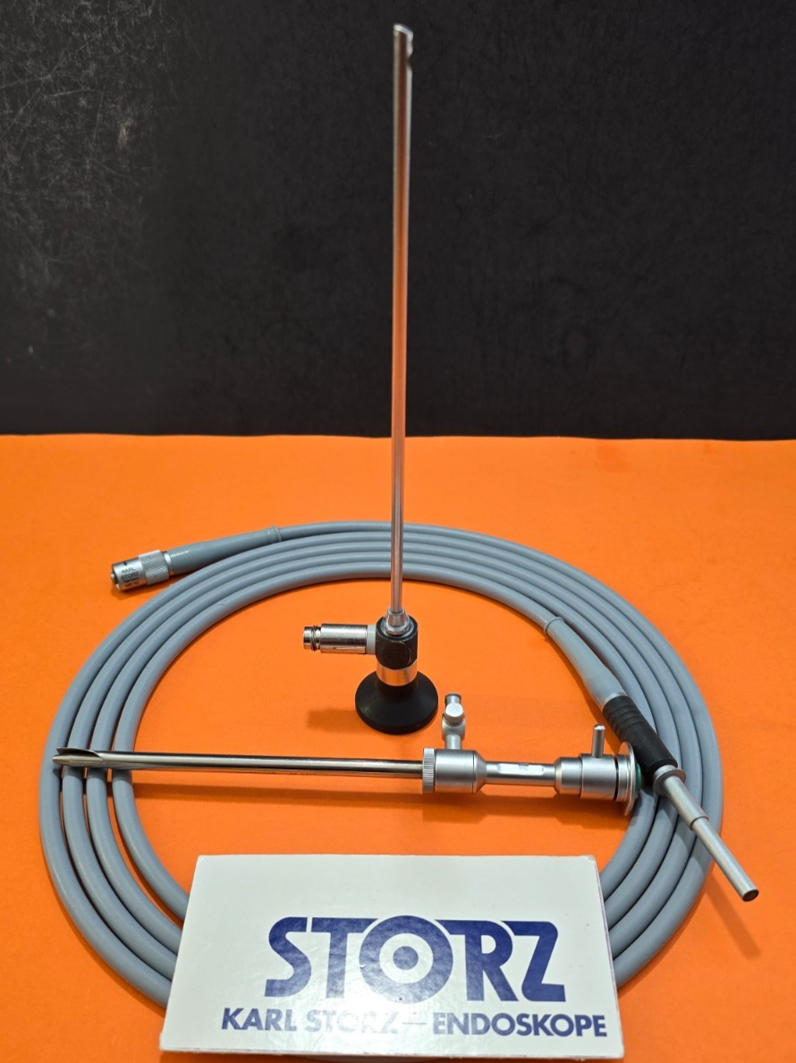 Karl Storz 7200E Arthroscope 4mm x 120* x18cm & Sheath ,495ND Fiber Optic Cable