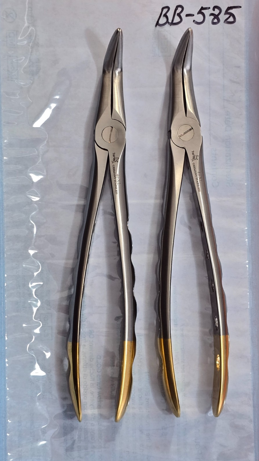 Turtle Lower Root Dental Extracting Forceps 46XL Diamond Dust