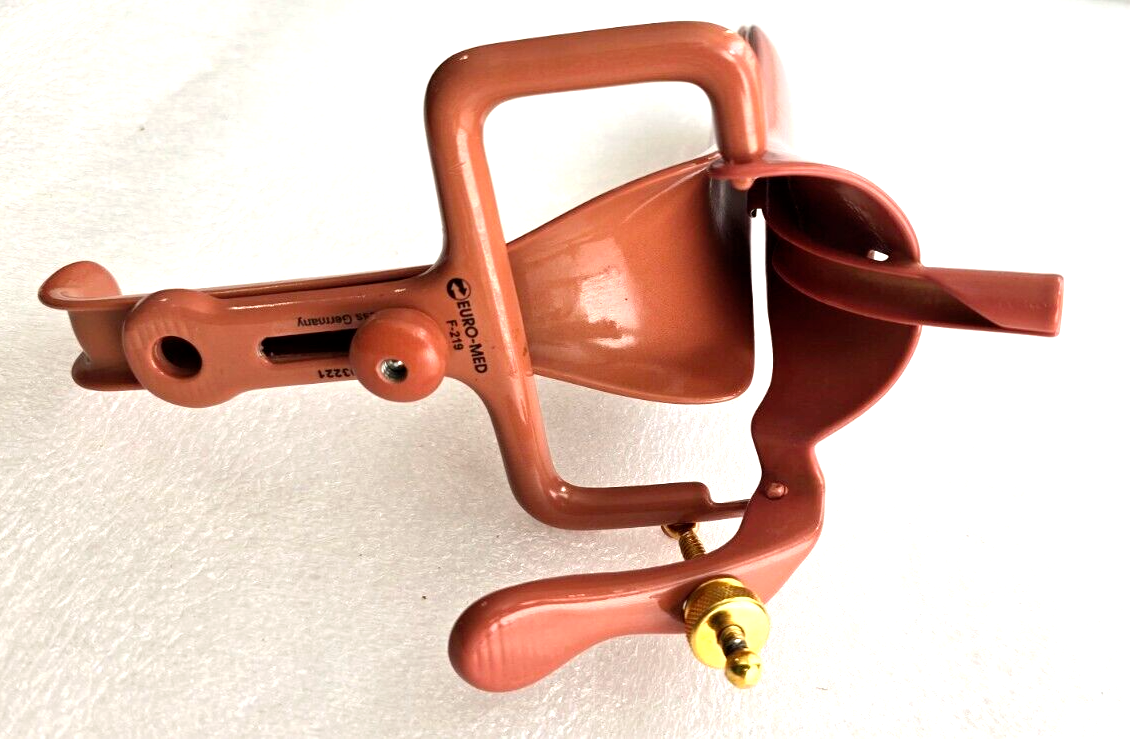EURO-MED F-219 Surgical LEEP Graves Speculum Large with Smoke Evacuation Tube