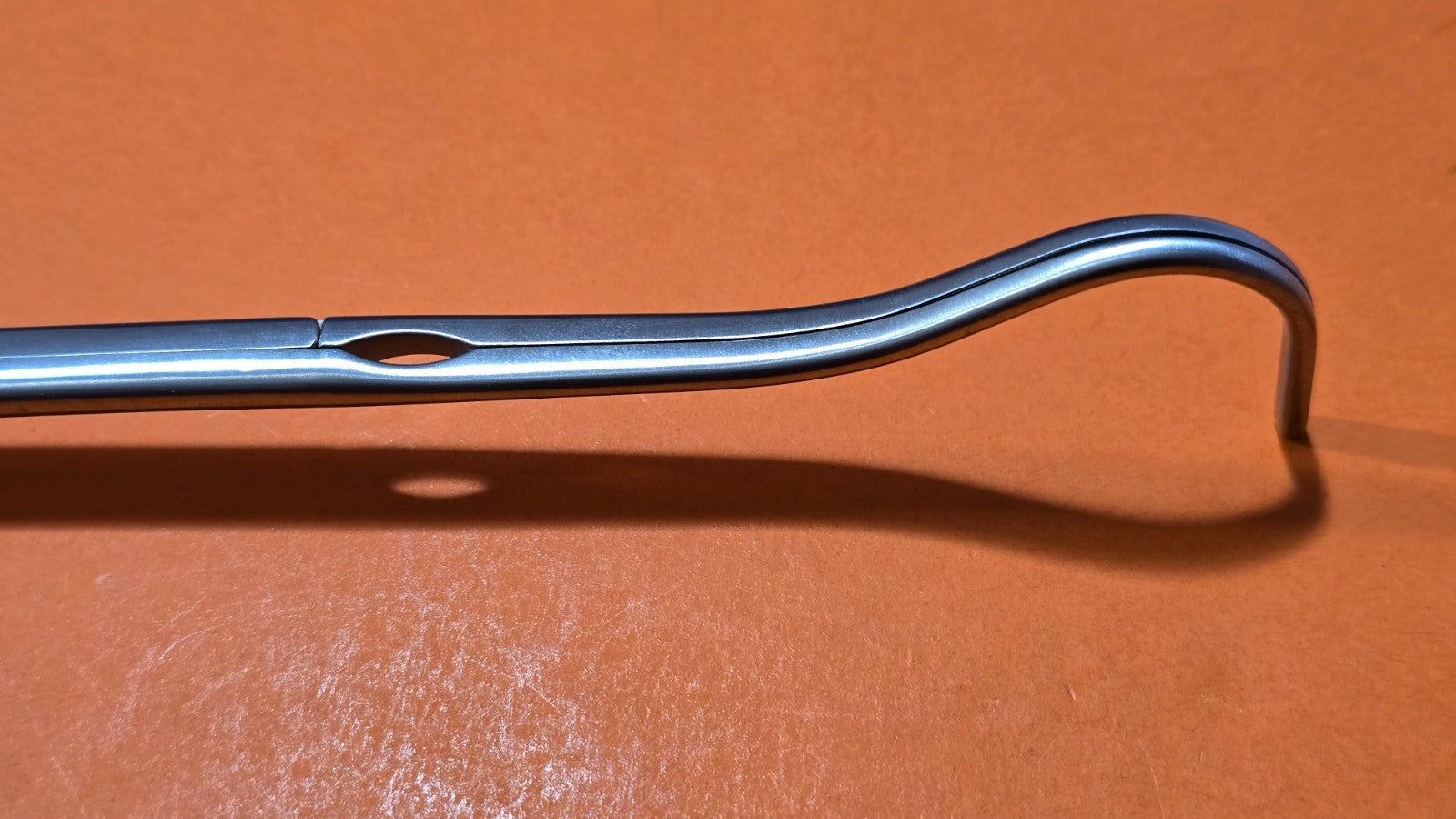 SCANLAN 9909-226 Surgical VATS Harkin Clamp 14" Curved Jaws no Ratchet.