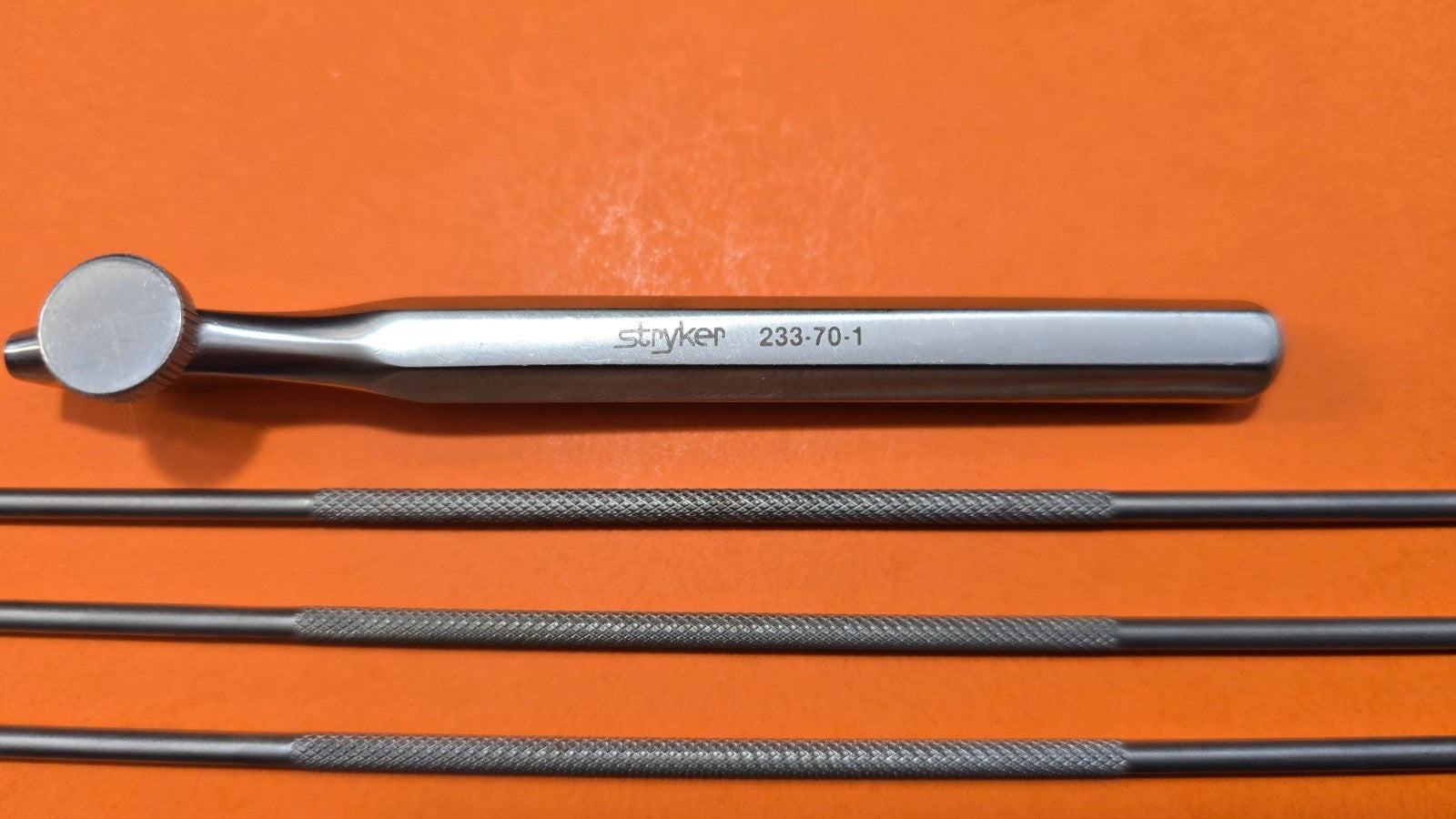 Stryker 233-70-1 Orthopedic Arthroscopy Instruments Set of 9 with tray