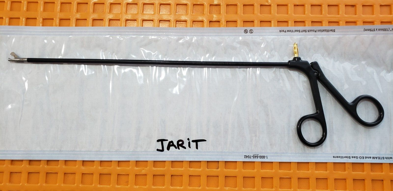 JARIT 600-205 Surgical Monopolar Hook Scissors 5mm x 32cm with Handle