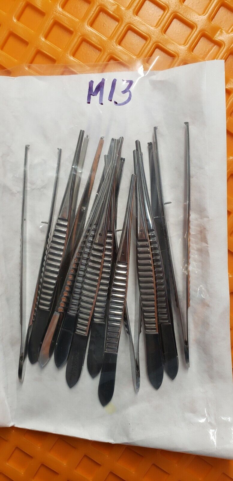 Aesculap Surgical Thumb Tissue Forceps 5.5" 1x2 teeth