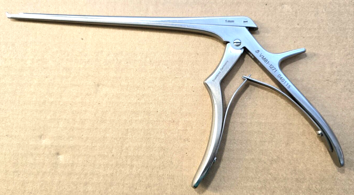 V.Mueller VM81-1271 Orthopedic Kerrison Rongeurs 1mm Up 7" Shaft 40 degree