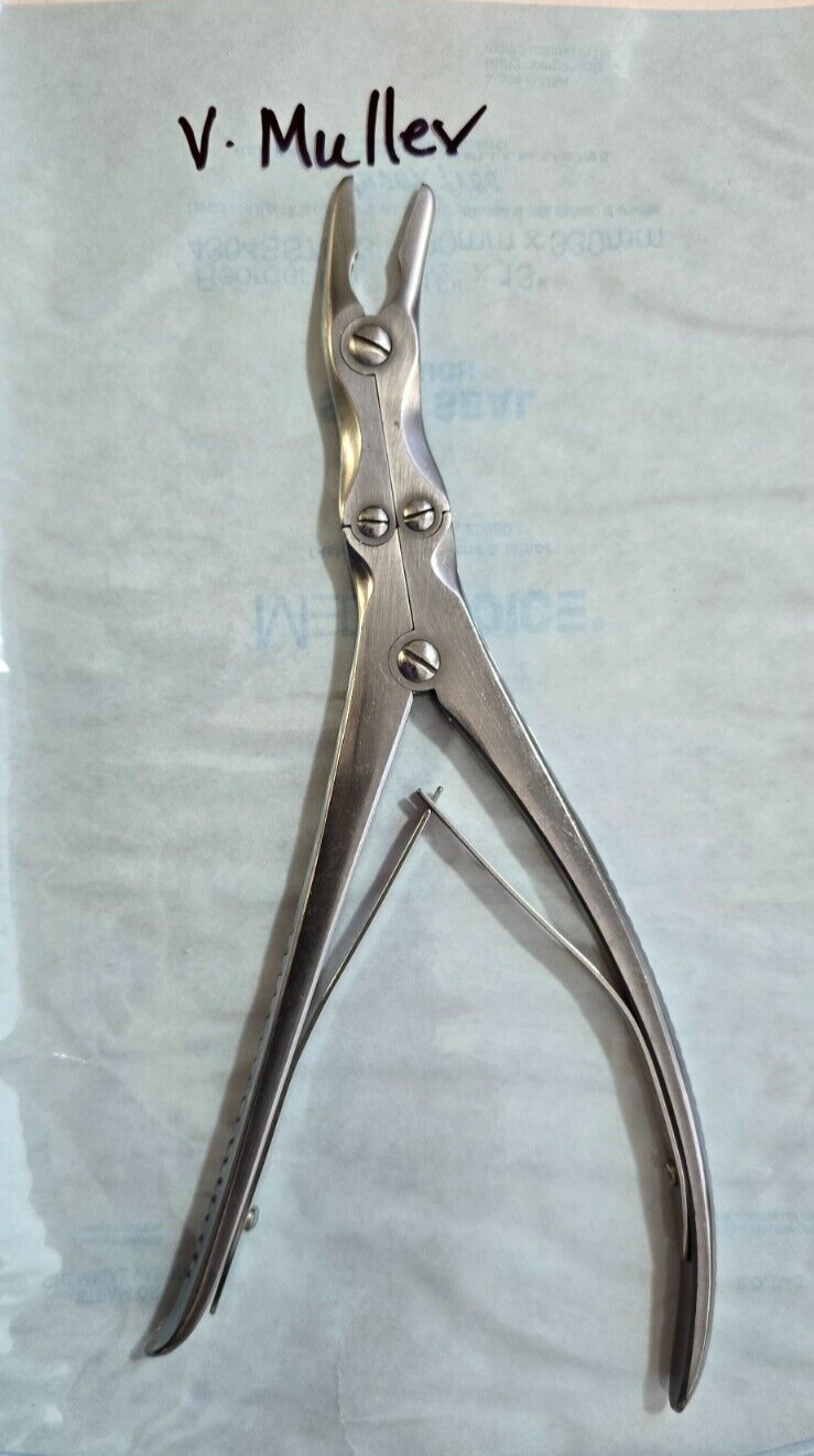 V.Mueller NL632 Orthopedic Leksell Rongeurs 3mm x16cm Size 10" Double Action