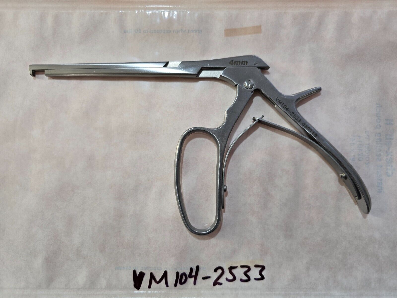 V.Mueller VM 104-2533 Orthopedic Ferris Smith Kerrison Rongeur 4mm 90 Degree