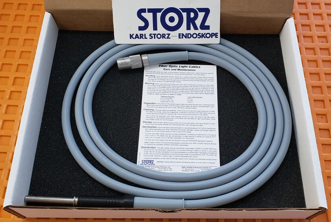 Karl Storz 495NCSC LED Fiber Optic Cable 4.8mmx250cm Use w-TL400 LED RUBINA