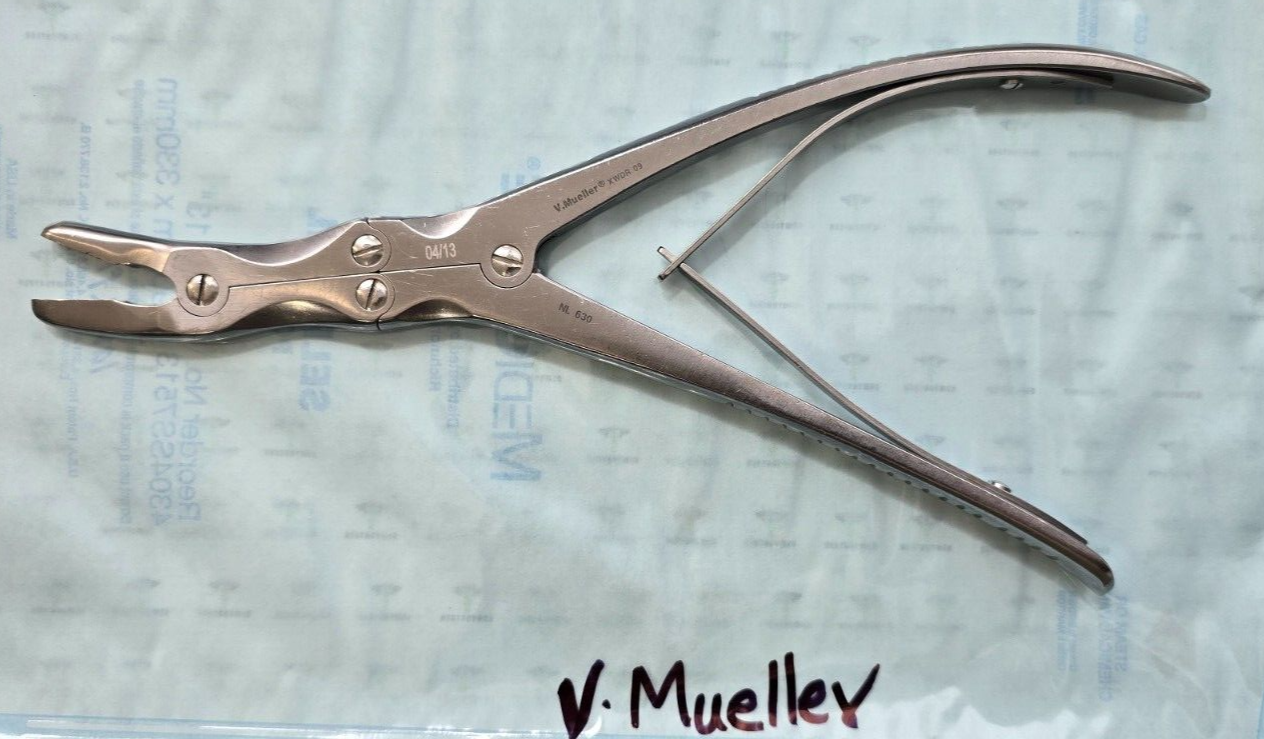 V.Mueller Surgical Orthopedic Leksell Rongeurs 8mm Tip Double Action