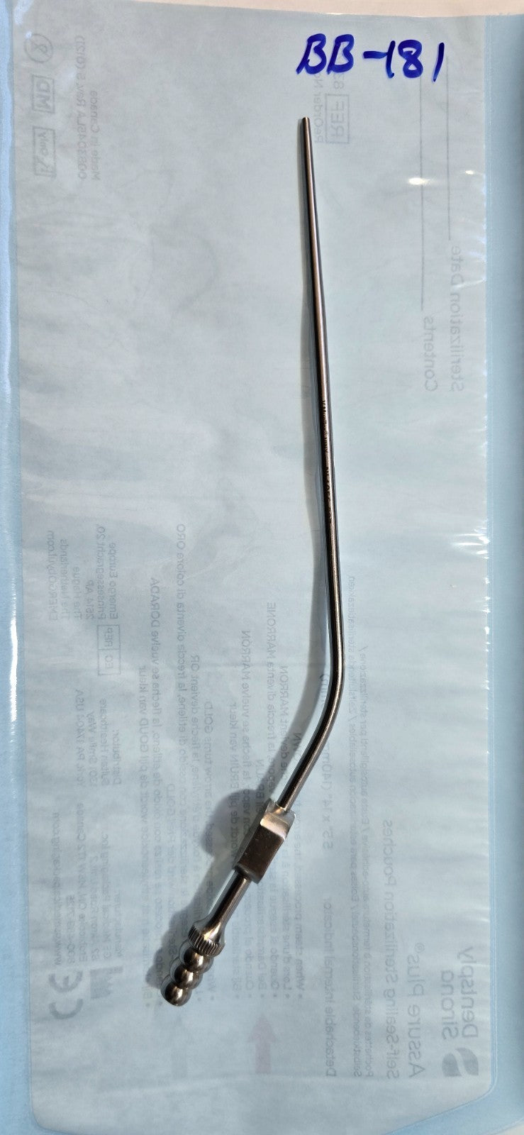 V. Mueller NL 1956-007 Suction Tube 7 Fr Ent Surgical Instruments