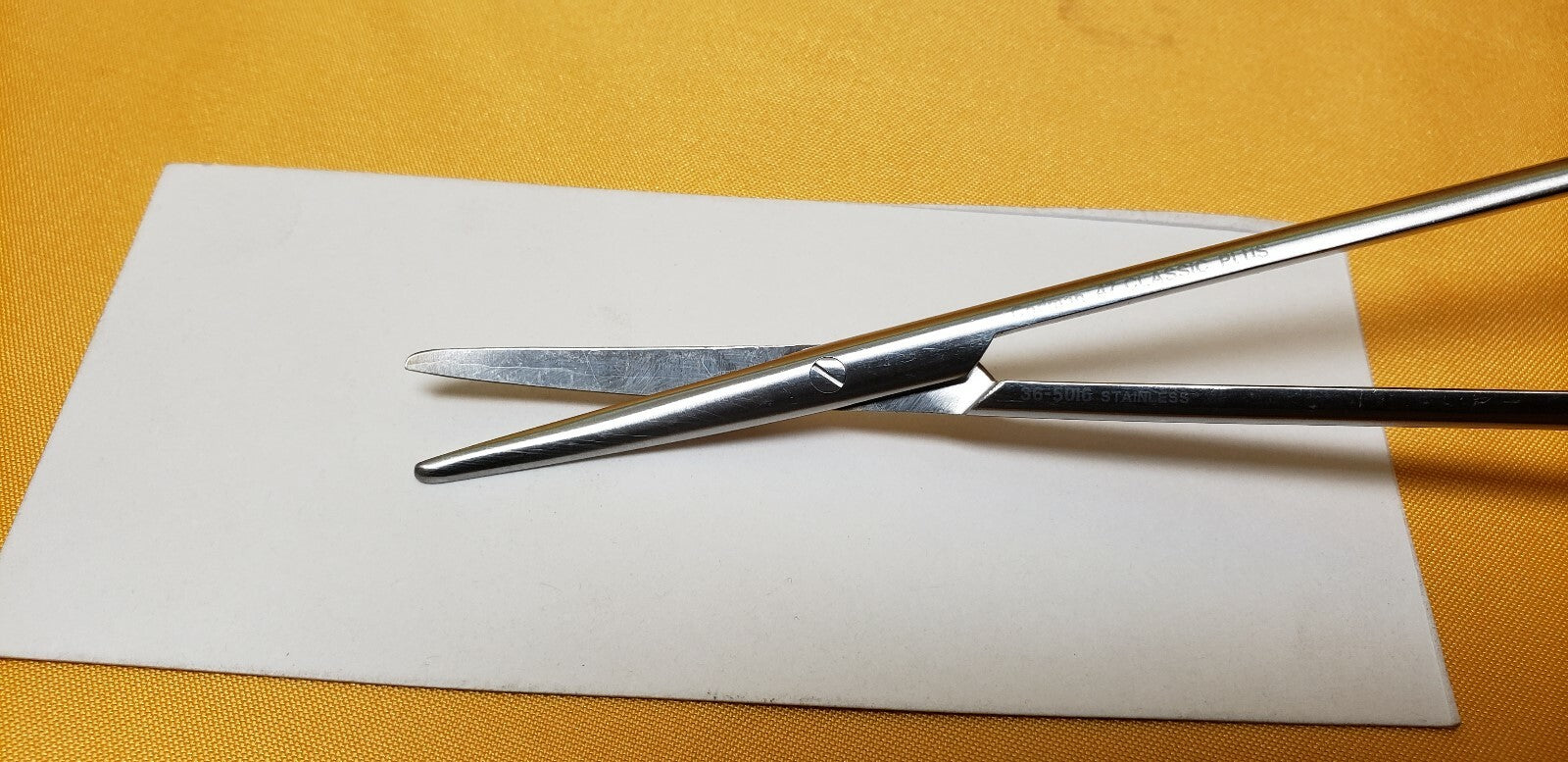 Codman 36-5016 Surgical CLASSIC PLUS Metzenbaum Scissors 7" Curved Blade
