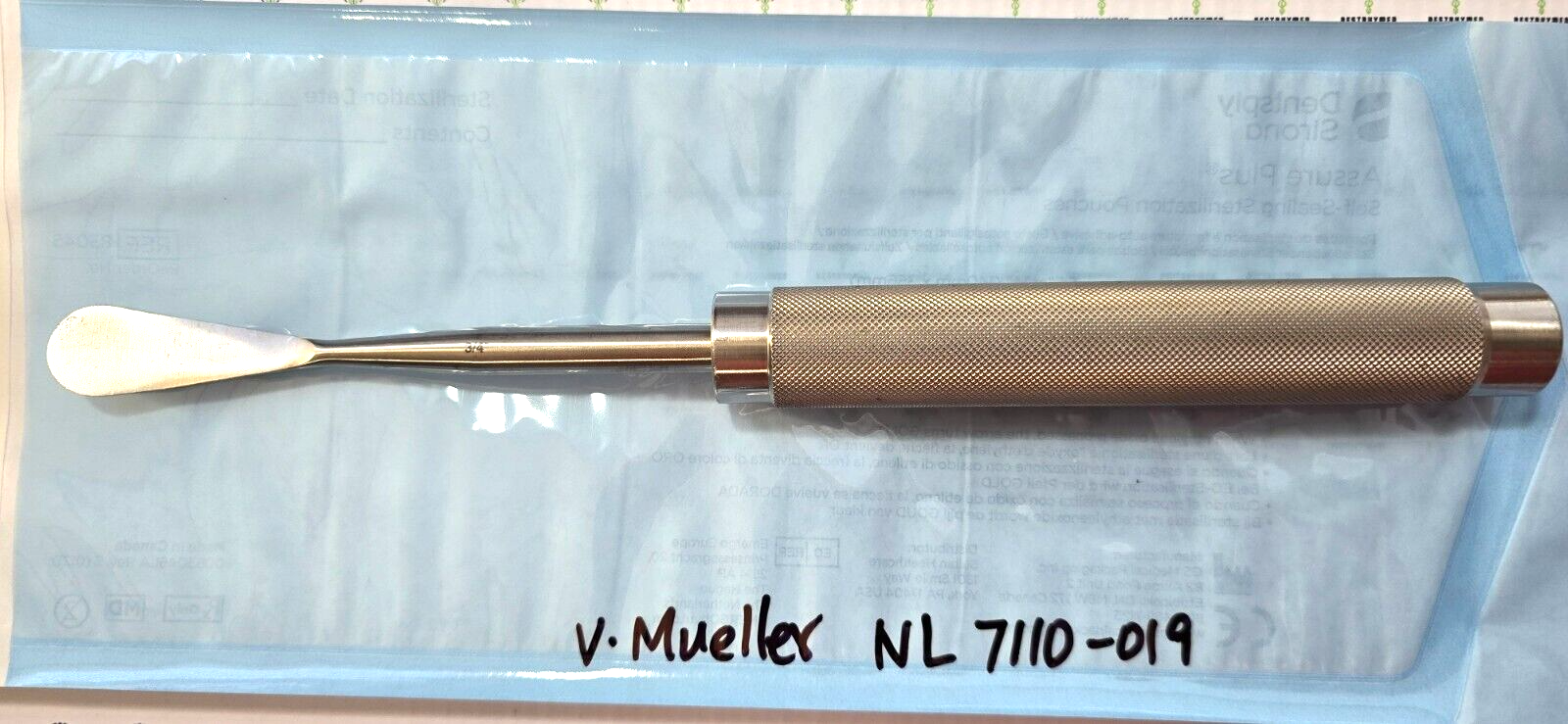 V.Mueller Surgical Orthopedic Cobb Spinal Elevator 3/4" Tip