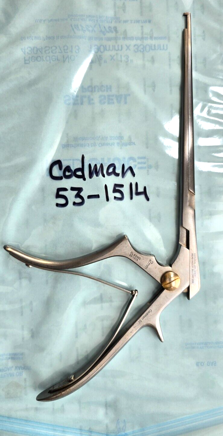 Codman 53-1514 Surgical Kerrison Rongeur 2mm 90 Degree Down