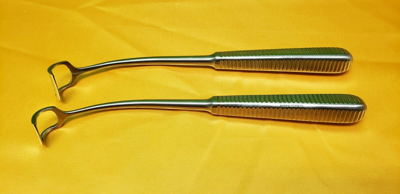 XOMED 3734010 Reverse Adenoid Curette Set 3734012 Size #2,#4 Length 8.5"