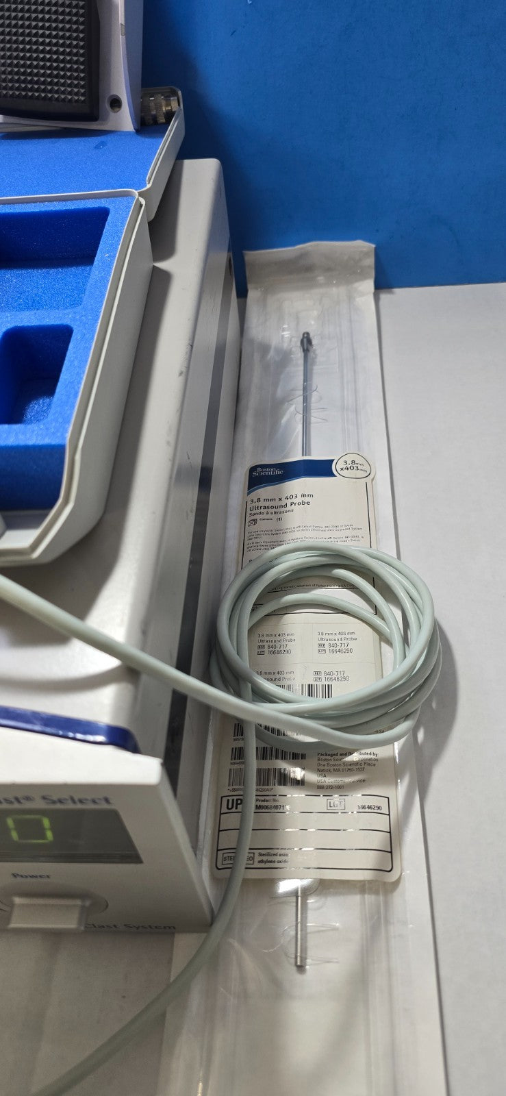 Boston Scientific Swiss Lithoclast Select W- Handpiece ,Foot Switch & Probes.