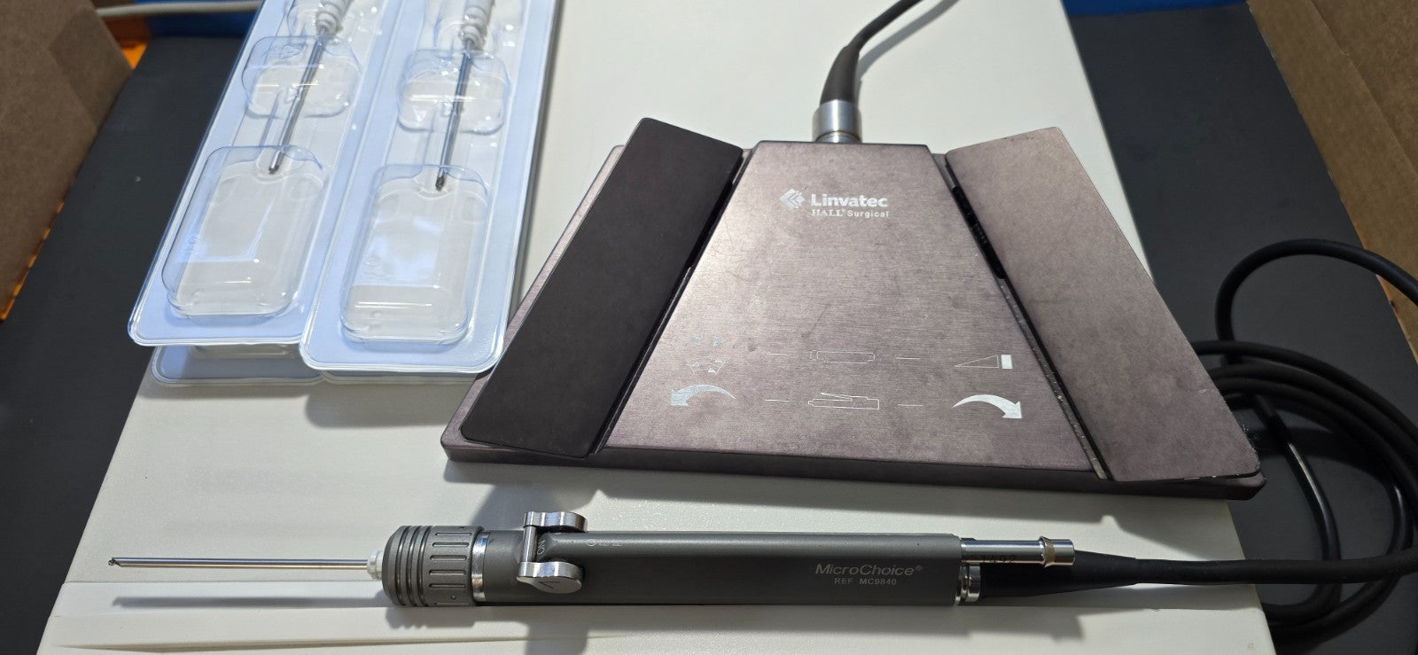 CONMED Linvatec D4000 Driver With MC9840 Handpiece & Foot Switch.
