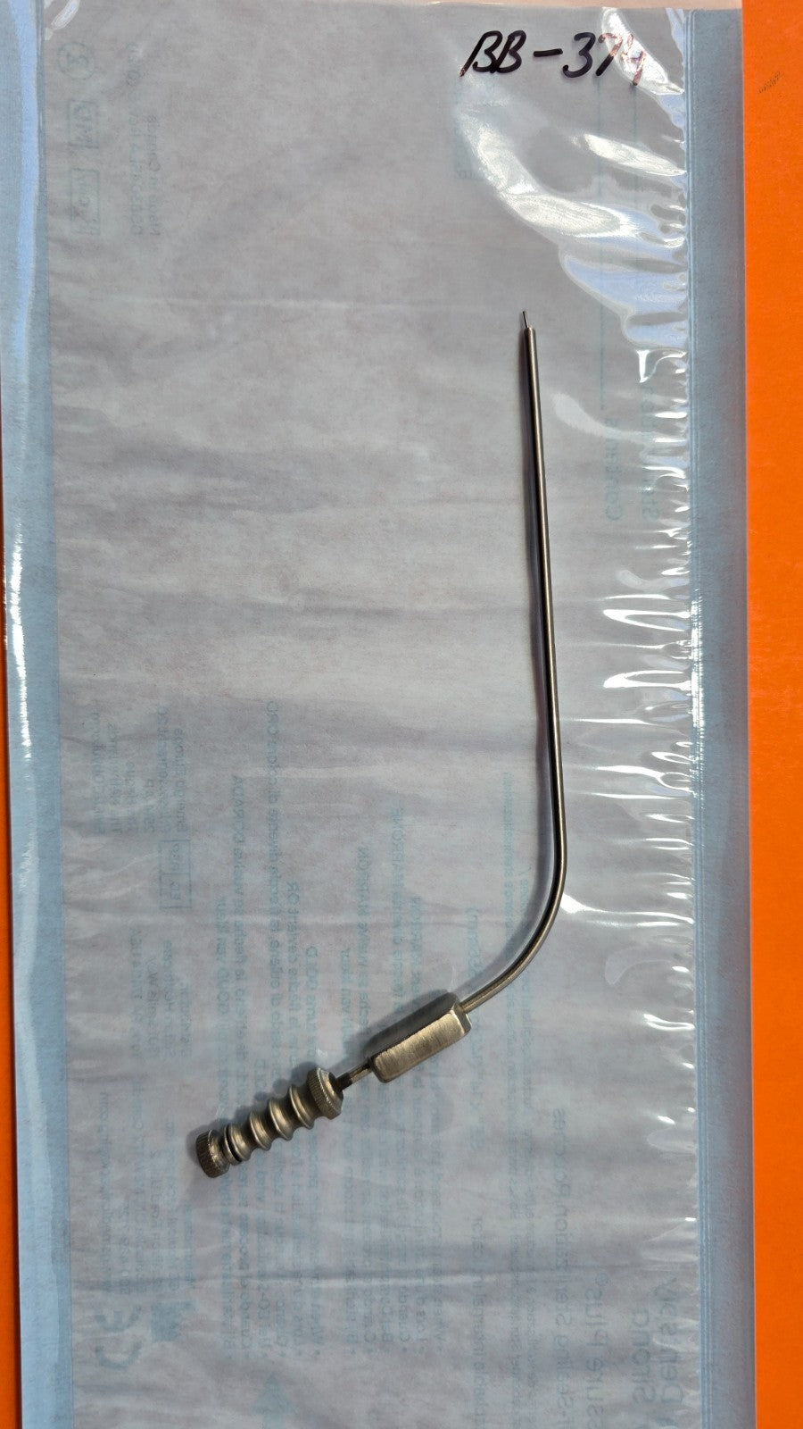 V. Mueller NL1900 Surgical Frazier Suction Tube 7Fr Angled