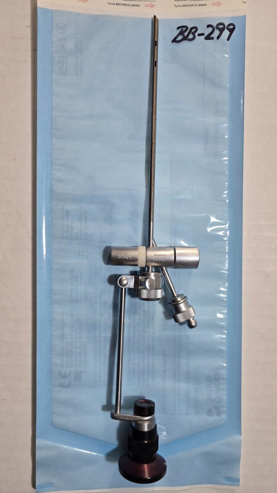 Karl Storz 10338 F Bronchoscope Tube 2.5 x 20cm & Swing away Magnifier