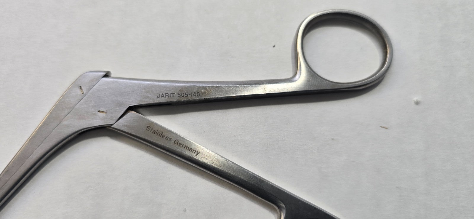 Jarit 505-140 Surgical Kevorkian Young Forceps 9 3/4" Bite 3mm x 10mm