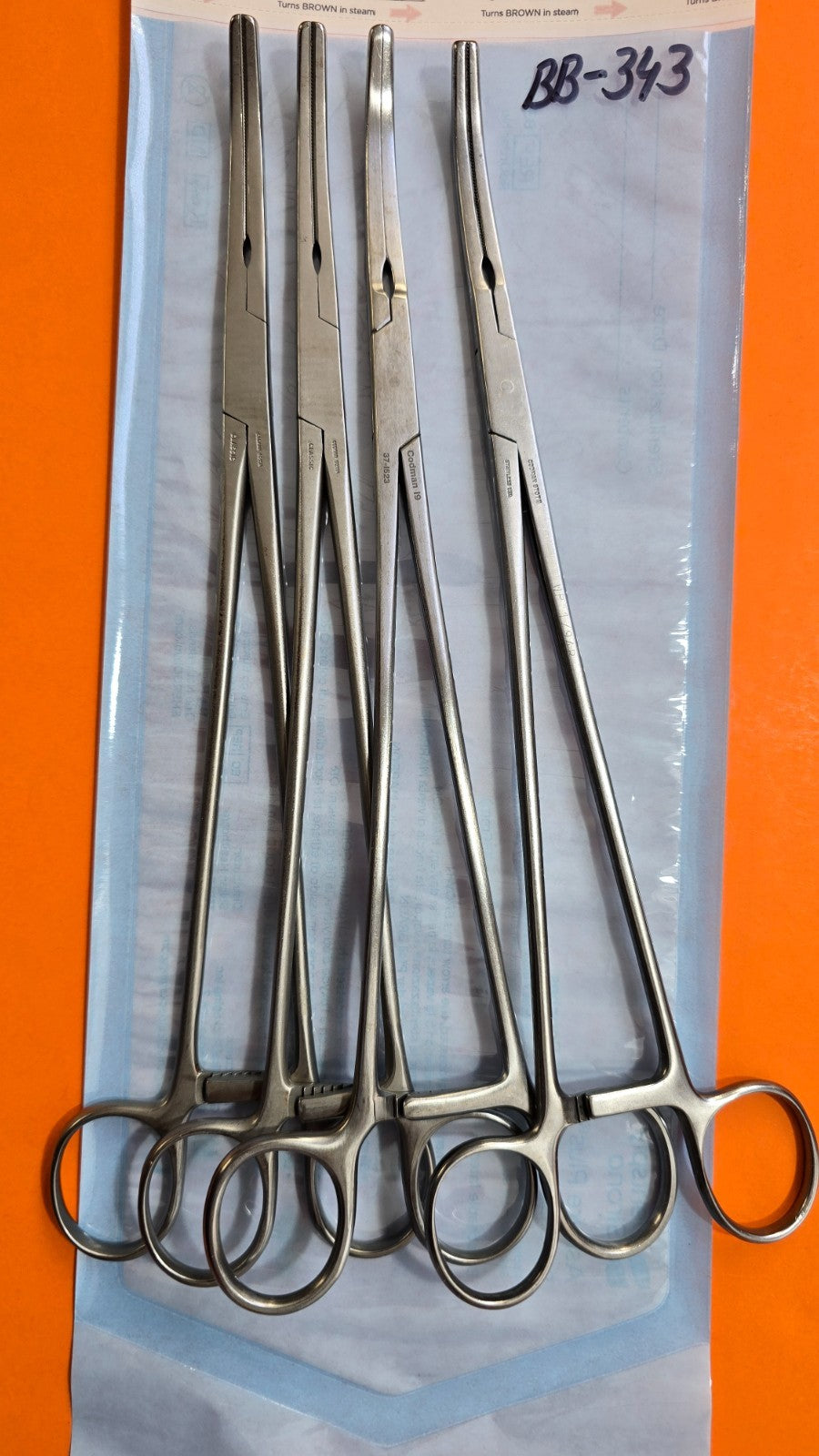 Codman 37-1523 Surgical Masterson Hysterectomy Clamp Curved 10.5"