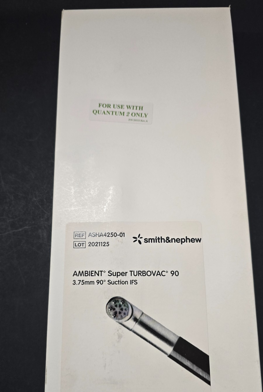 Smith&nephew Turbovac Hand Piece 3.75mm x 90* with Integrated Cable