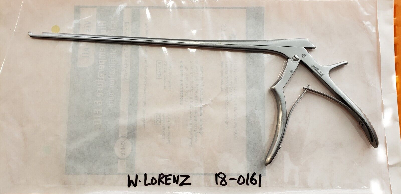 W.Lorenz 18-0161 Orthopedic Spurling Kerrison Rongeurs 40 Deg 3mm Up 11" Shaft