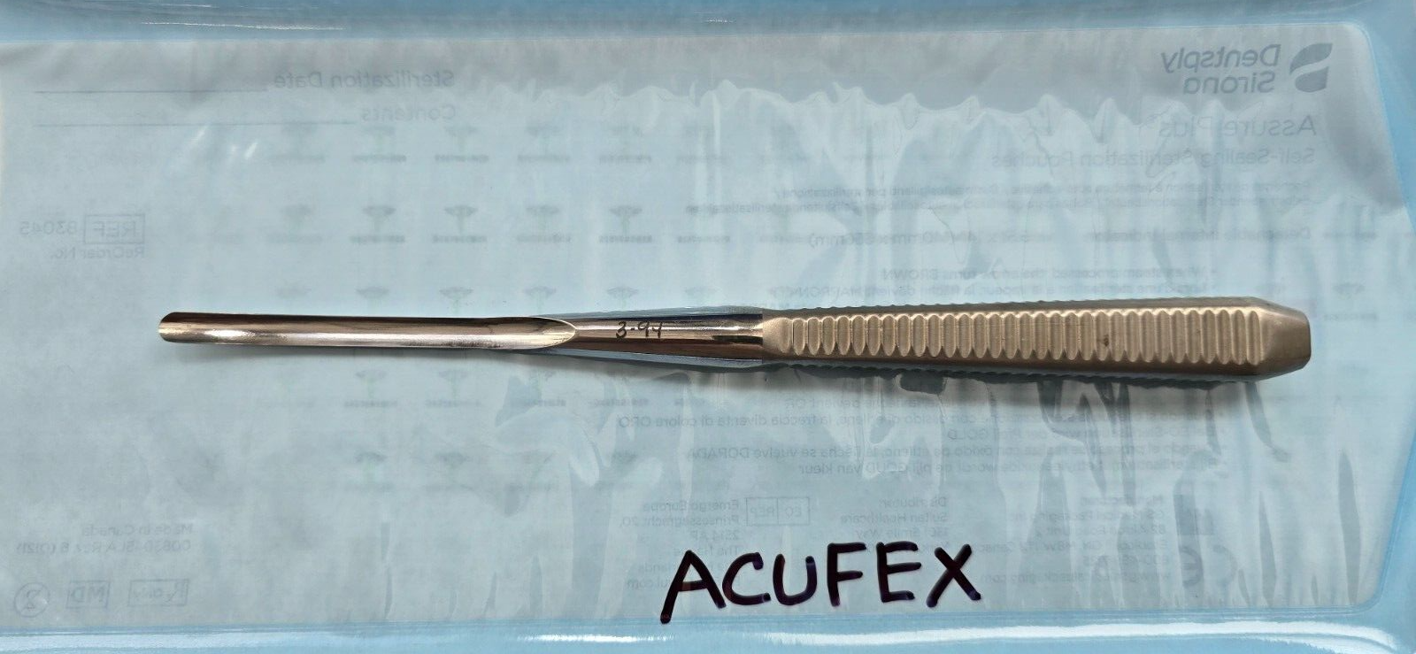 ACUFEX Surgical Orthopedic Hibbs Gouges 9.5" Curved 6mm Blade
