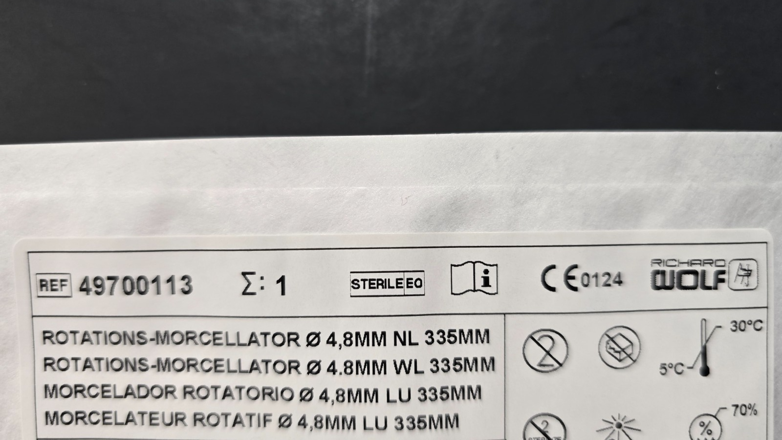 R.Wolf Laparoscopic Blade Attachment 4.8mm x 335mm (Box of 3 Units)