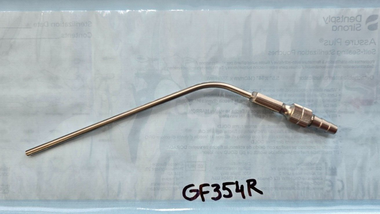 Aesculap GF354R Surgical Fergusson Frazier Suction Tube, Angled 12FR