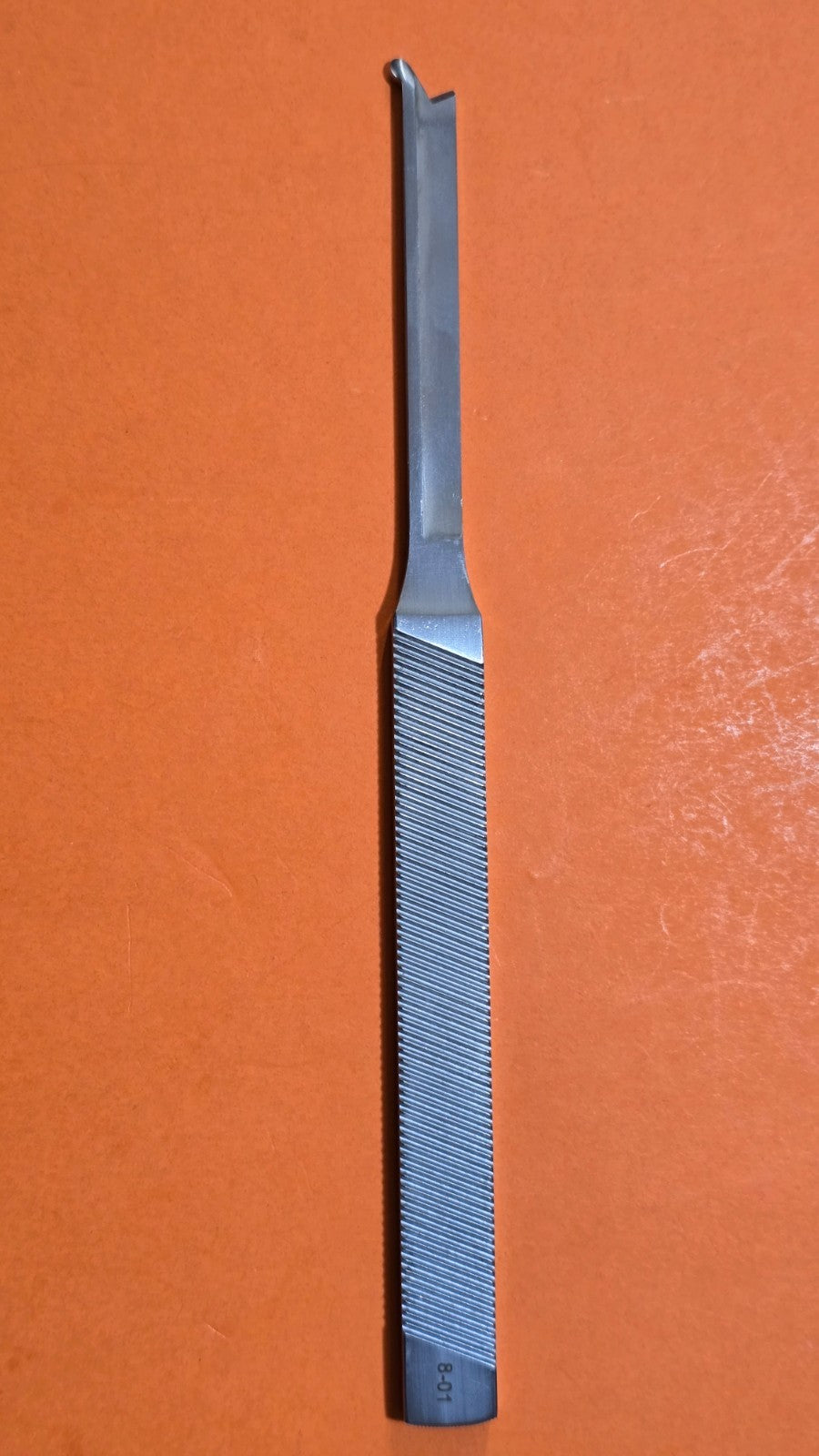 SPARTA 8-01 Surgical SILVER Osteotome 7" Single Guard Straight