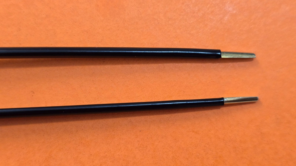 Bayonet Bipolar Forceps 8.75" Gold Tip Black Coated & Valleylab Bipolar Cord