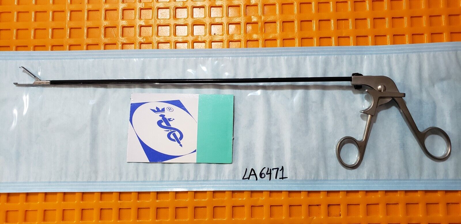 V. Mueller LA6471 Laparoscopic Grasping Forceps 5mm x 36cm Ratchet Handle