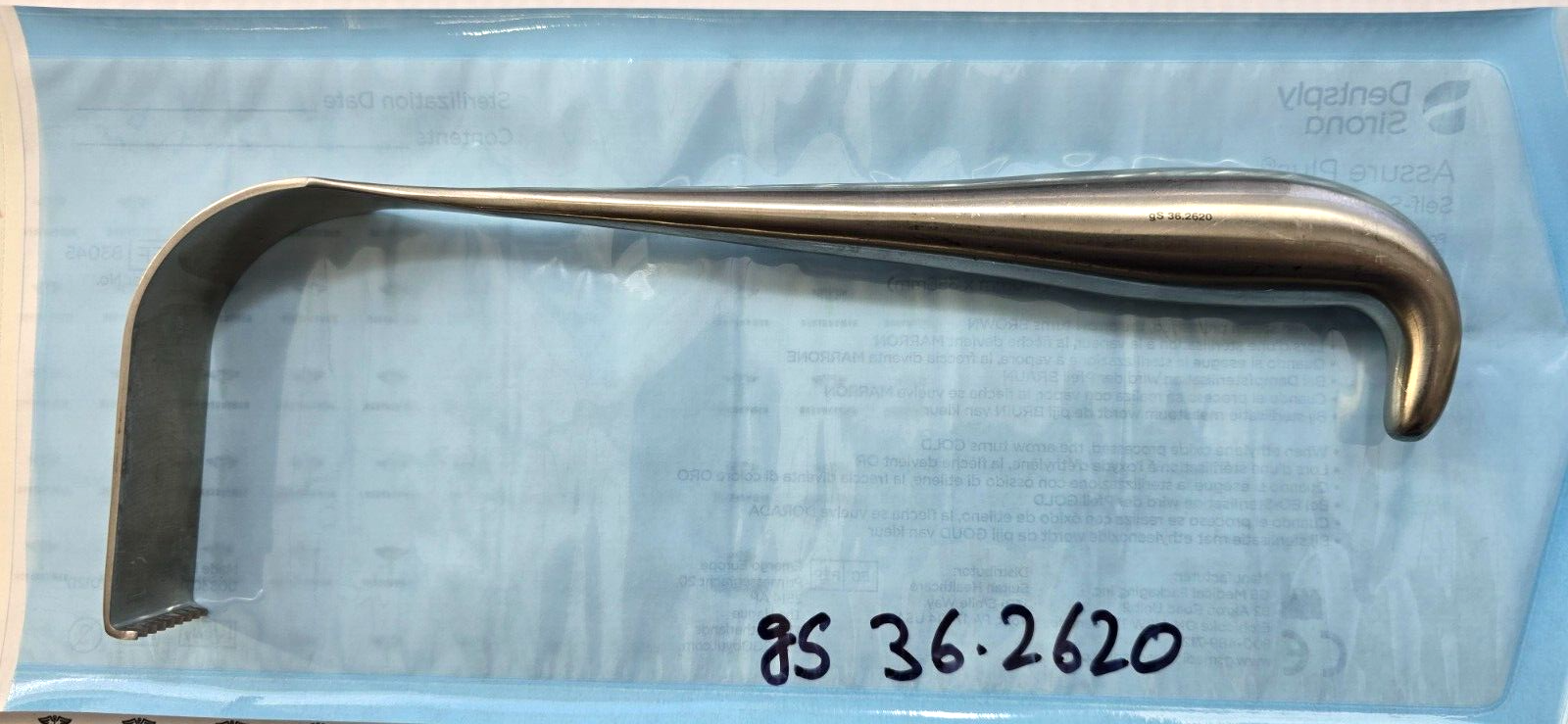Millennium gs 36-2620 Surgical Meyerding Retractor 9" Medium 1" Wide Blade