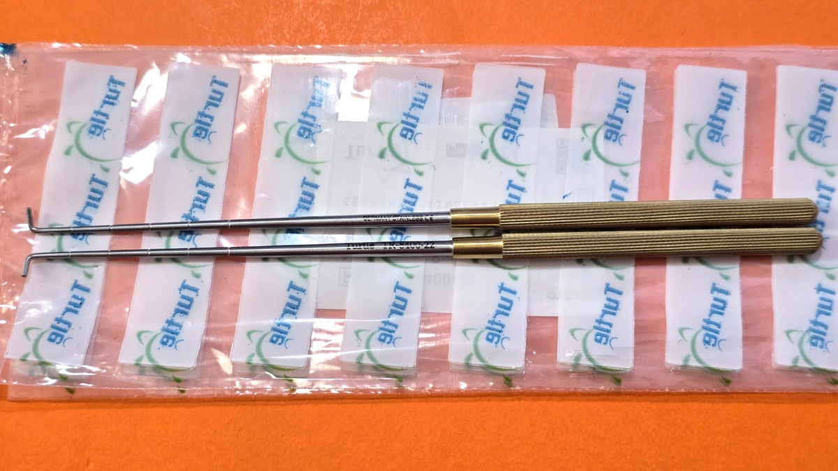 2-Pcs Turtle Arthroscopy Probe 3mm Graduated Angle Tip Arthroscopy Instruments