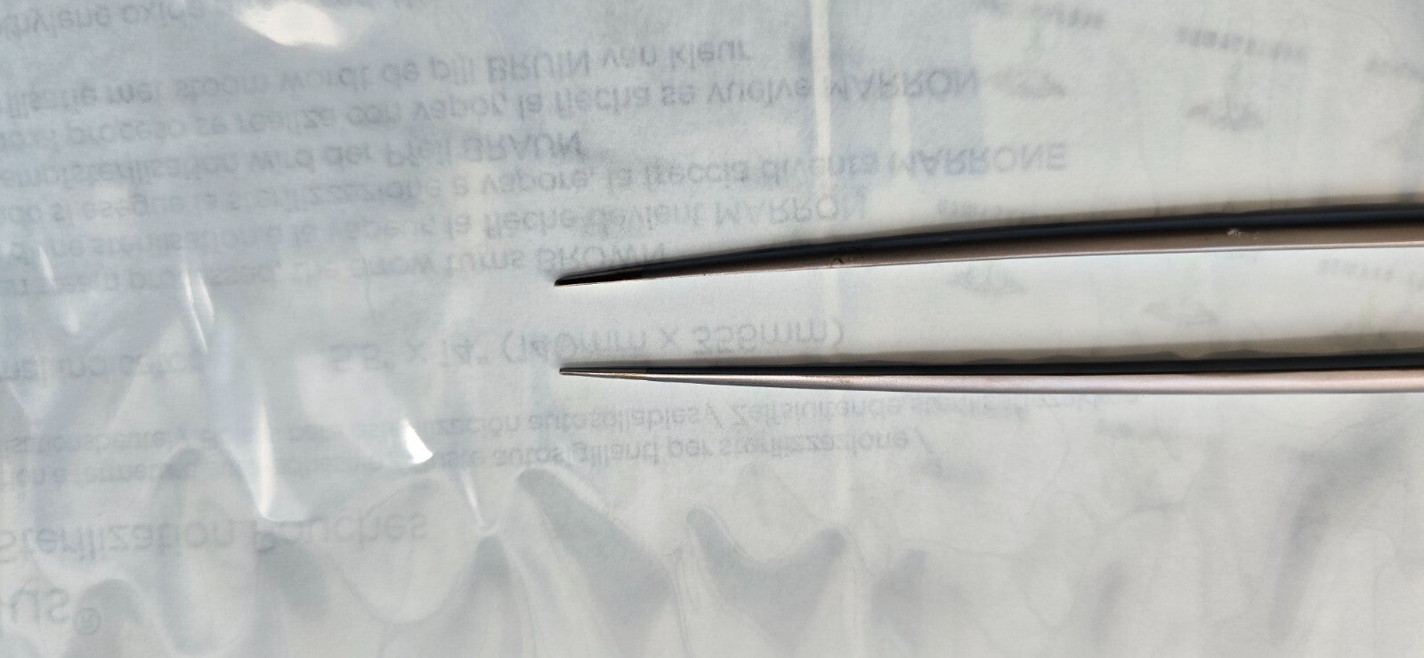 Codman Surgical Titanium Bayonet Bipolar Forceps 9" with Aesculap Bipolar Cord