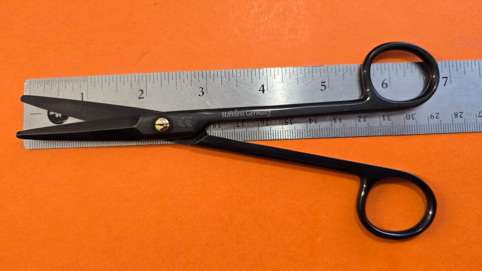 Turtle Surgical Super Cut Mayo Dissecting Scissors 6.75" Straight Serrated Blade