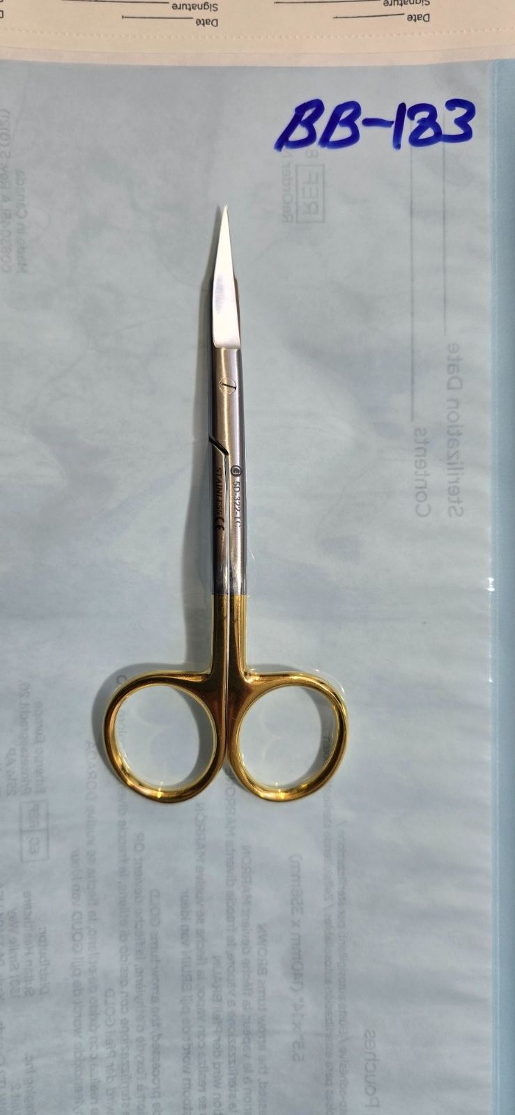 Turtle 5D-322-TC Dental TC LaGrange Supercut Scissors Curved Carbide Blades