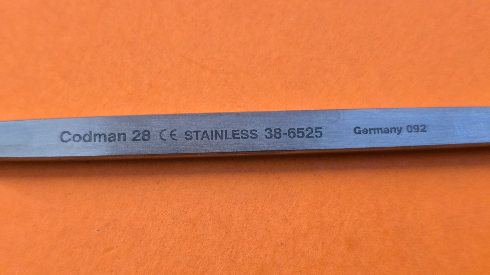 Codman 38-6525 Surgical Orthopedic Skin Hook 4.5" Sharp Single